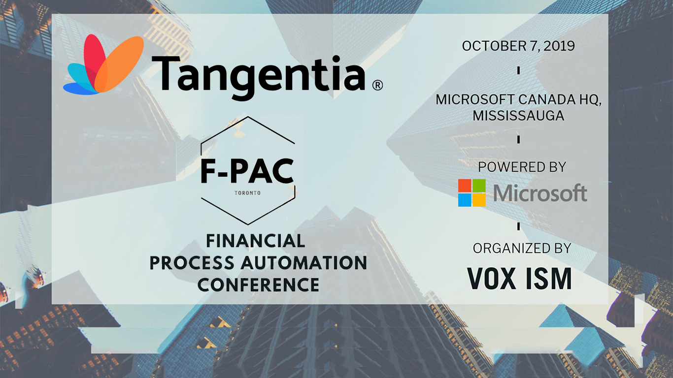 Tangentia | Financial Process Automation Conference (F-PAC)