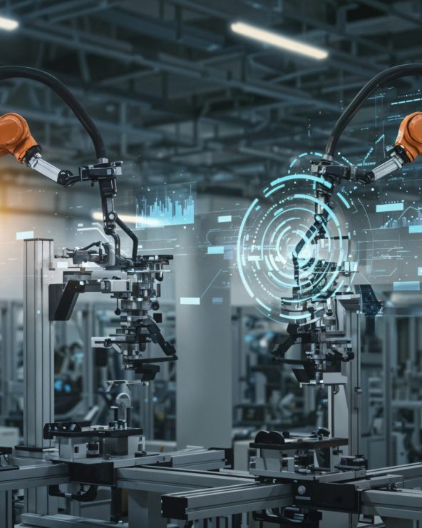 robotic-arms-modern-factory-setting